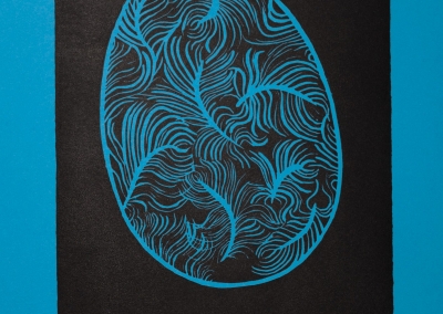 Jajo, linoryt 21×29,7