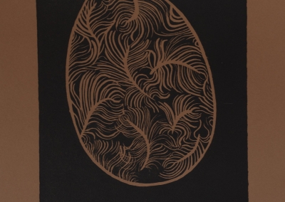 Jajo, linoryt 21×29,7