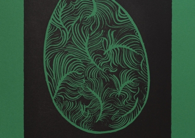 Jajo, linoryt 21×29,7