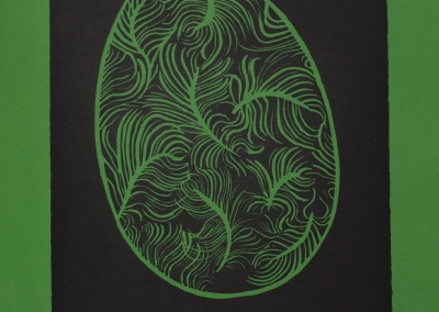 Jajo, linoryt 21×29,7