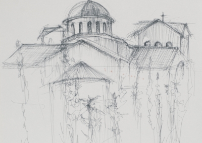 w podróży, Ekklisia Agia Triada/ Ateny 14x15cm