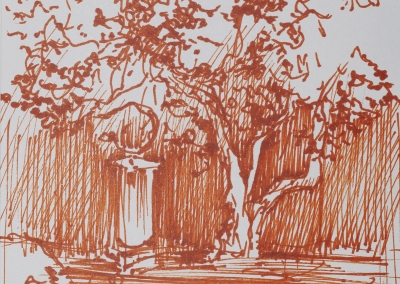 w podróży, w Muzeum Miró / Barcelona 10×13 cm