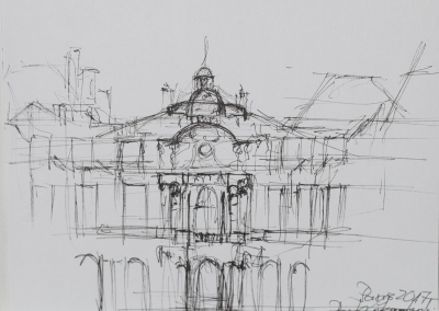 w podróży, w Parku Luksemburskim / Paryż